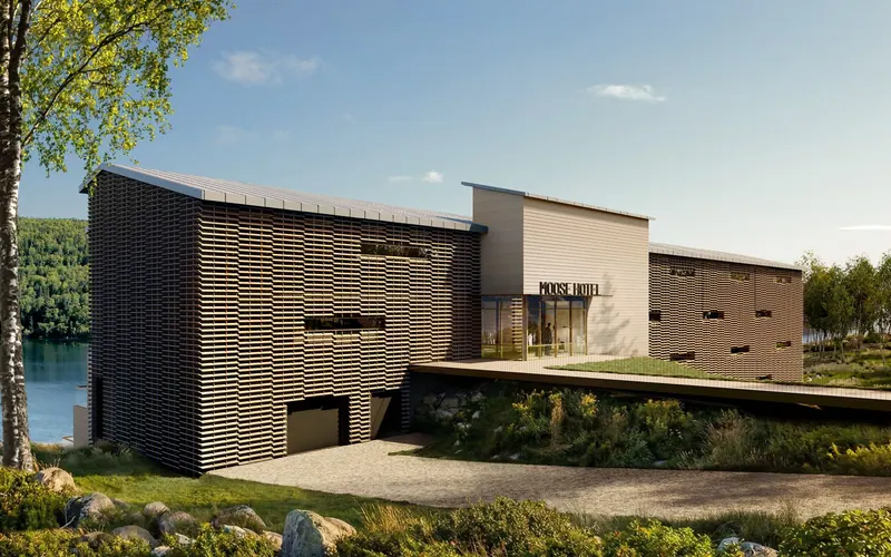 Moose Hotel exterior rendering