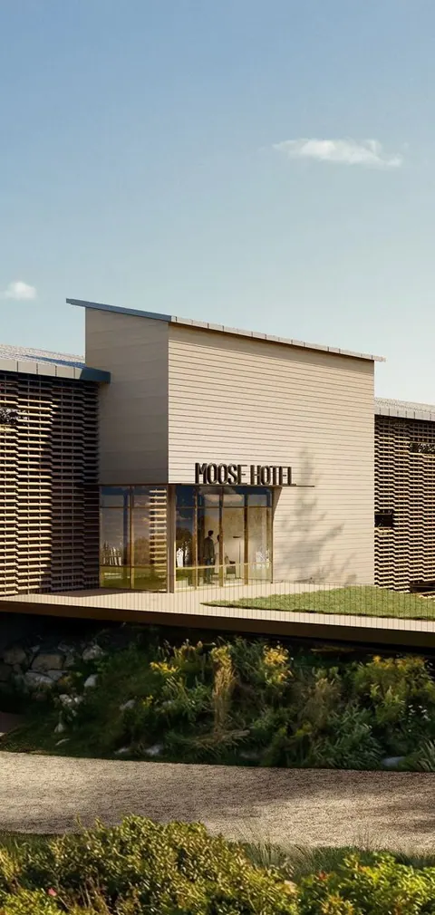 Moose Hotel exterior rendering